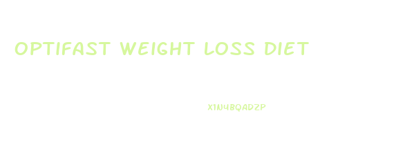 Optifast Weight Loss Diet
