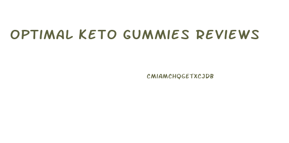 Optimal Keto Gummies Reviews