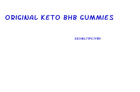 Original Keto Bhb Gummies