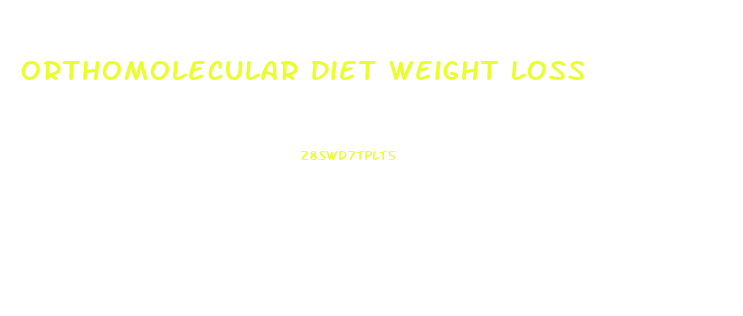 Orthomolecular Diet Weight Loss