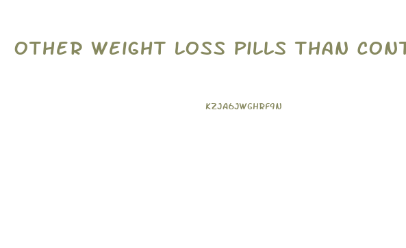 Other Weight Loss Pills Than Contrave