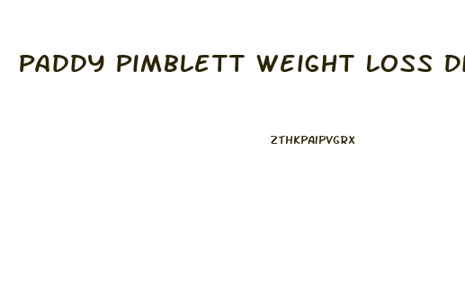 Paddy Pimblett Weight Loss Diet