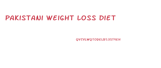 Pakistani Weight Loss Diet