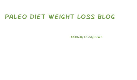 Paleo Diet Weight Loss Blog