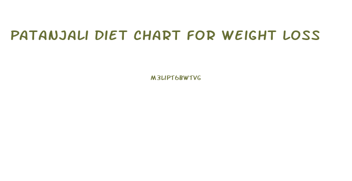 Patanjali Diet Chart For Weight Loss