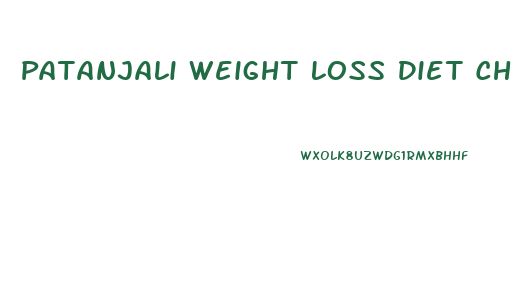 Patanjali Weight Loss Diet Chart