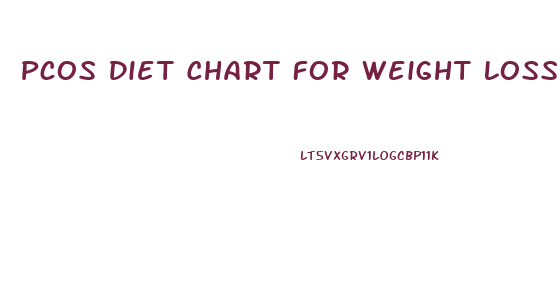 Pcos Diet Chart For Weight Loss Indian