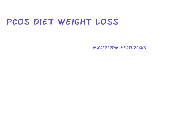 Pcos Diet Weight Loss