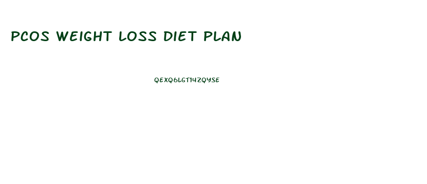 Pcos Weight Loss Diet Plan