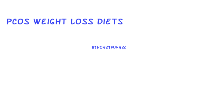 Pcos Weight Loss Diets