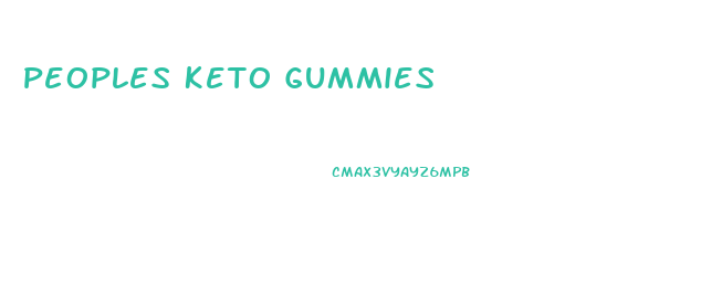 Peoples Keto Gummies