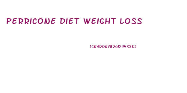 Perricone Diet Weight Loss