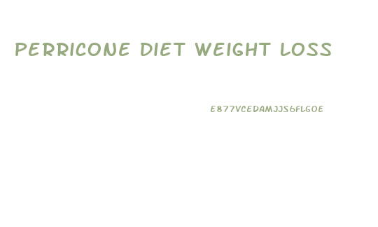 Perricone Diet Weight Loss