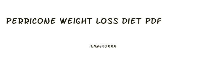 Perricone Weight Loss Diet Pdf