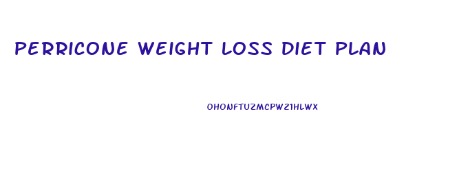 Perricone Weight Loss Diet Plan