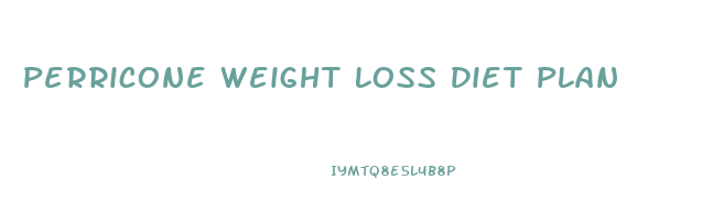 Perricone Weight Loss Diet Plan