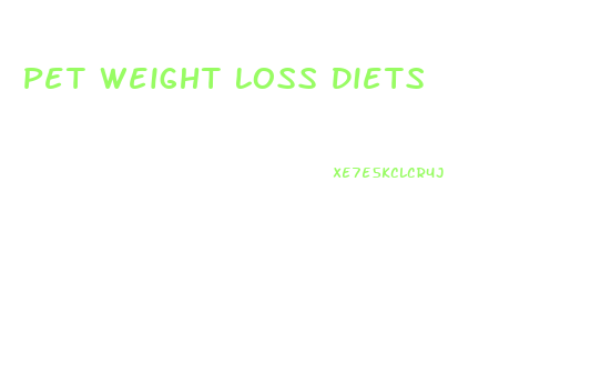 Pet Weight Loss Diets