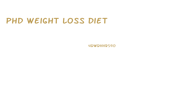 Phd Weight Loss Diet