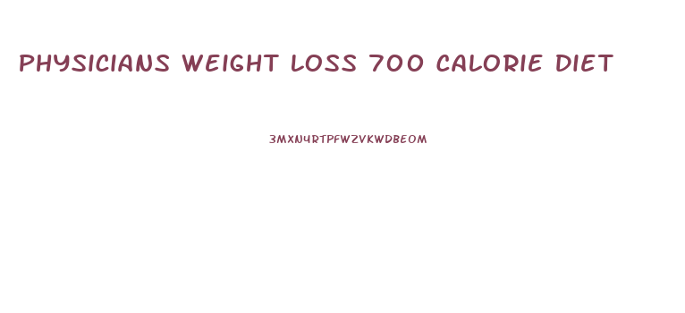 Physicians Weight Loss 700 Calorie Diet