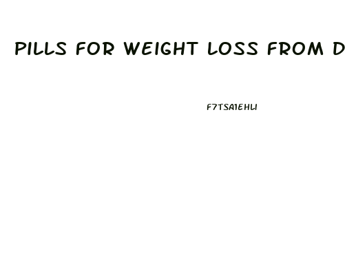 Pills For Weight Loss From Doctor