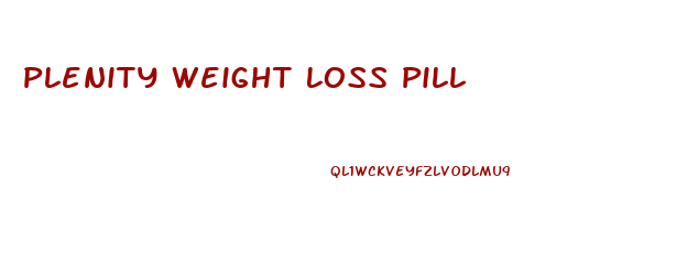 Plenity Weight Loss Pill