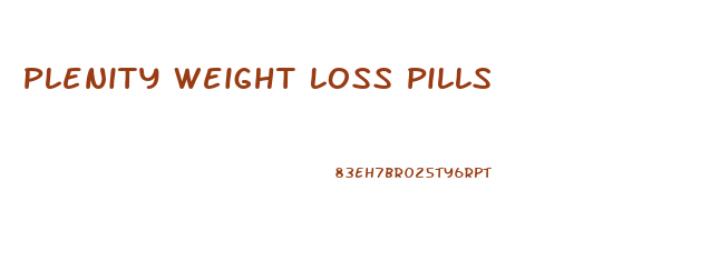 Plenity Weight Loss Pills