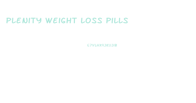 Plenity Weight Loss Pills