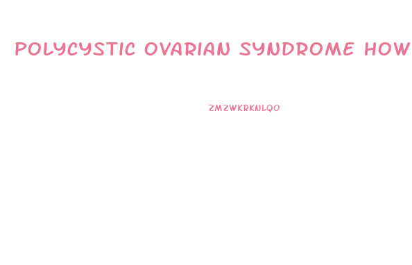 Polycystic Ovarian Syndrome How To Lose Weight