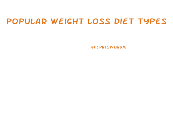 Popular Weight Loss Diet Types