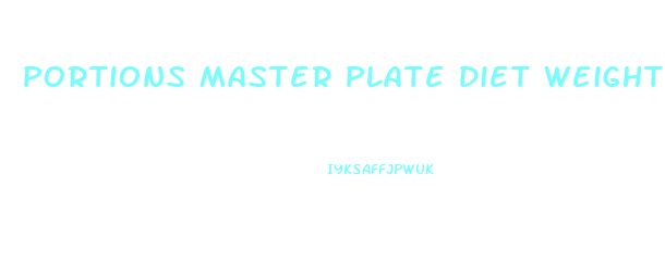 Portions Master Plate Diet Weight Loss Aid
