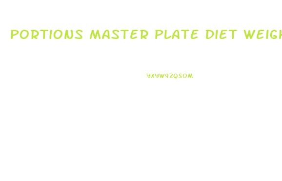 Portions Master Plate Diet Weight Loss Aid