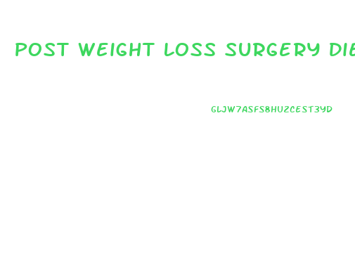 Post Weight Loss Surgery Diet Pdf