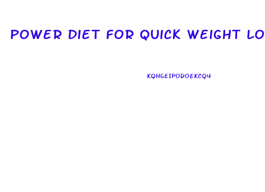 Power Diet For Quick Weight Loss In Hindi