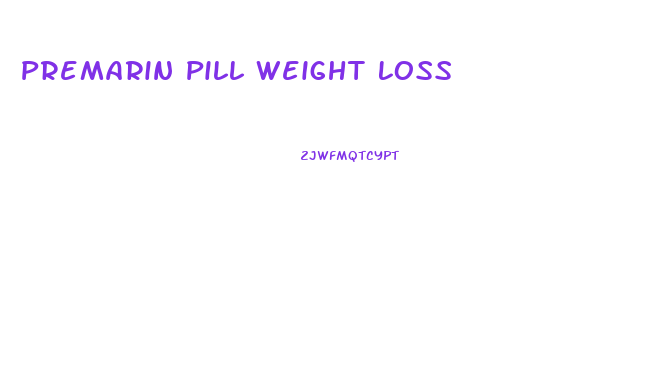 Premarin Pill Weight Loss