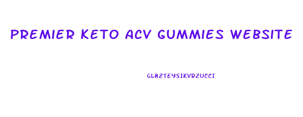 Premier Keto Acv Gummies Website