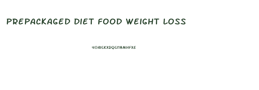 Prepackaged Diet Food Weight Loss