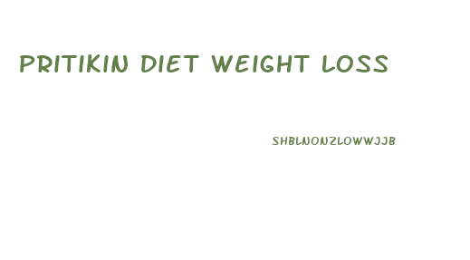 Pritikin Diet Weight Loss