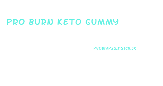 Pro Burn Keto Gummy