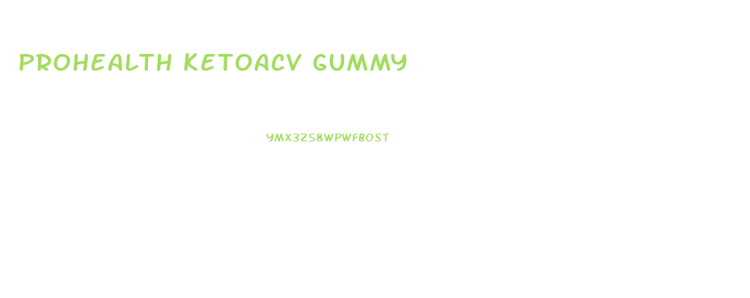 Prohealth Ketoacv Gummy