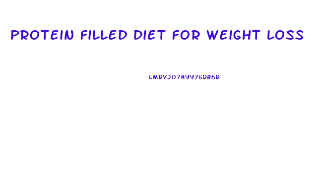 Protein Filled Diet For Weight Loss