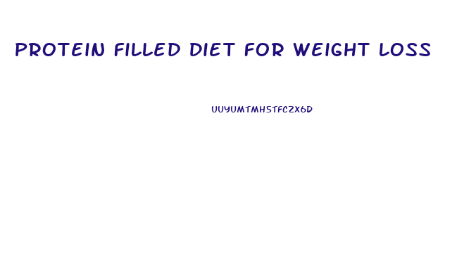 Protein Filled Diet For Weight Loss