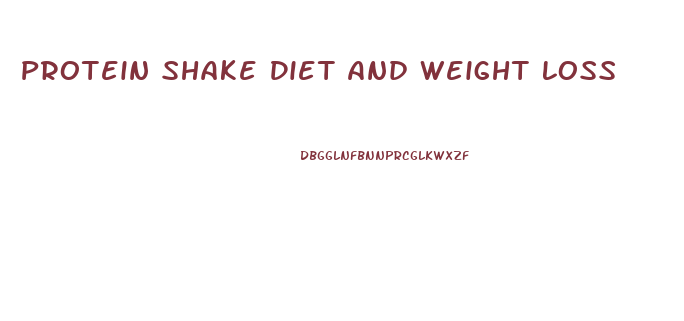 Protein Shake Diet And Weight Loss