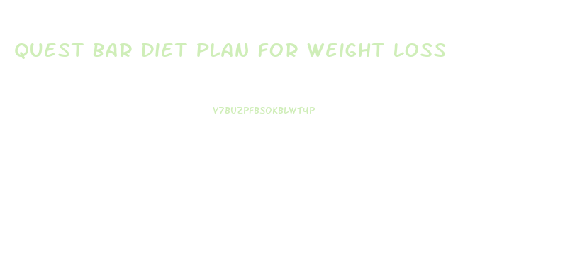Quest Bar Diet Plan For Weight Loss