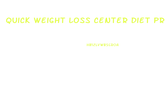 Quick Weight Loss Center Diet Prep Phase