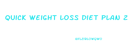 Quick Weight Loss Diet Plan 2 Weeks Pdf