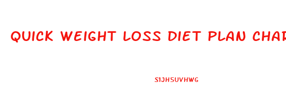Quick Weight Loss Diet Plan Chart