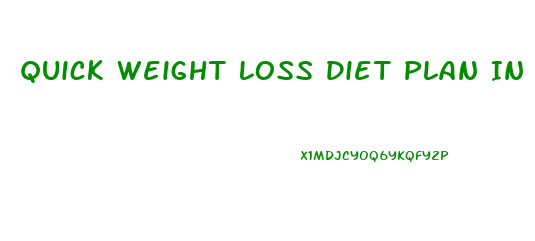 Quick Weight Loss Diet Plan In Telugu