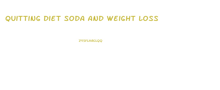Quitting Diet Soda And Weight Loss