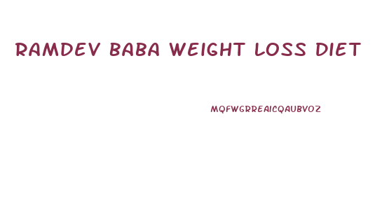 Ramdev Baba Weight Loss Diet