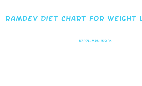 Ramdev Diet Chart For Weight Loss In Hindi